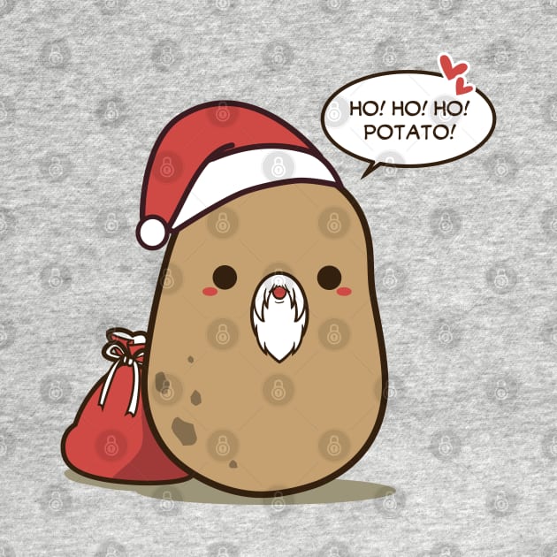 Hohoho Christmas Potato by clgtart